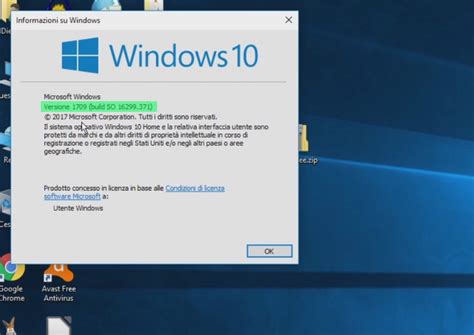 Attivare la versione precedente di windows 2016